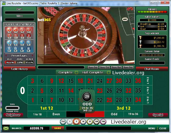 bet365 european roulette tip