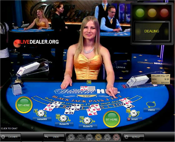 William hill casino live dealer