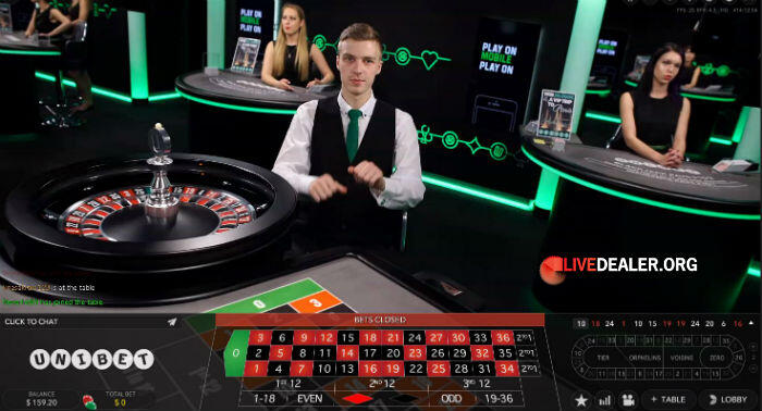 Roulette dealer name