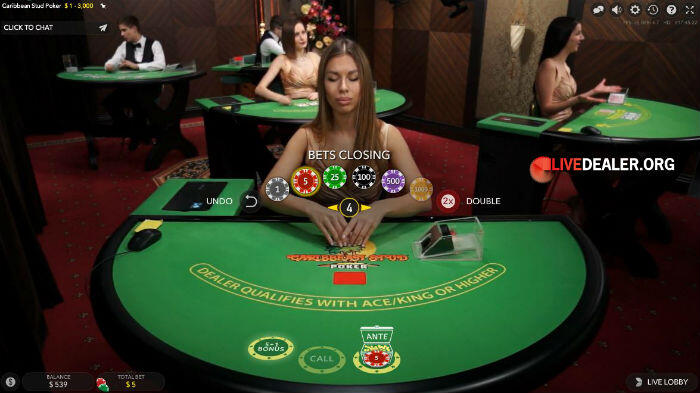 A look at Live Caribbean Stud Poker from Evolution | Livedealer.org