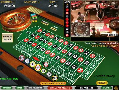 Live roulette from Fitzwilliam Card Club and Casino in Dublin
